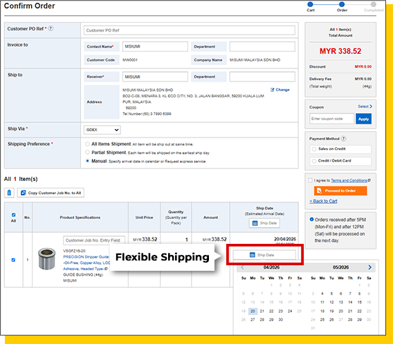 Shipping Options