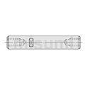 Economy Series Shaft, Double-Female Thread with Wrench Flat