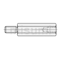 Economy Series Hex Spacer, Single-Male/Female Thread Type