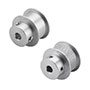 Idler for flat belt